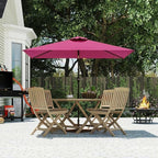 6.5' x 10' Rectangular Patio Umbrella Large Outdoor Market Umbrella w/UV - Image 2