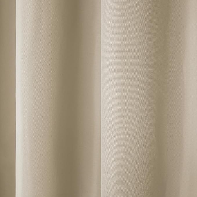 TOWN & COUNTRY BASICS Cabana Solid Heavyweight Indoor Outdoor Curtains - Image 5
