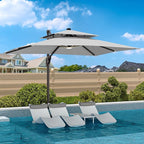 9' X 12' Cantilever Patio Outdoor Umbrella by MPLShade