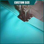 Royal Shade 6' x 10' x 11.7' Turquoise Triangle Waterproof Sun Shade Sail Order - Image 5