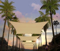 Amgo Custom Size 10' x 15' Beige Rectangle Square Sun Shade Sail UPF50+ by Amgo