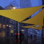 Royal Shade 12' x 20' x 23.3' Yellow Triangle Waterproof Sun Shade Sail Order - Image 7