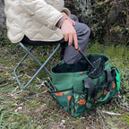 Folding Gardening Stool with Detachable Storage Tote Bag, Portable Garden Chair - Image 4