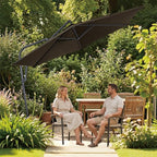 10FT Outdoor Offset Umbrella, Cantilever Patio Umbrella - Image 7