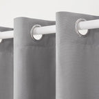 TOWN & COUNTRY BASICS Cabana Solid Heavyweight Indoor Outdoor Curtains - Image 3