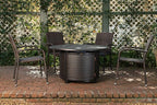 Patio Sense 62664 Morgan Outdoor Wicker Stacking Chairs, Powder-Coated Steel - Image 4