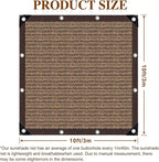 Shade Cloth for Garden, 80% Mesh Tarp - Image 2