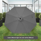 Simple Deluxe 9' Patio Umbrella Outdoor Table Market Yard Umbrella - Image 3
