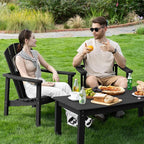 Compact Stackable Adirondack Chairs, All Weather HDPE, All-Weather - Image 2