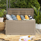 Flamaker Deck Box 98 Gallon Waterproof Resin Storage Box - Image 5