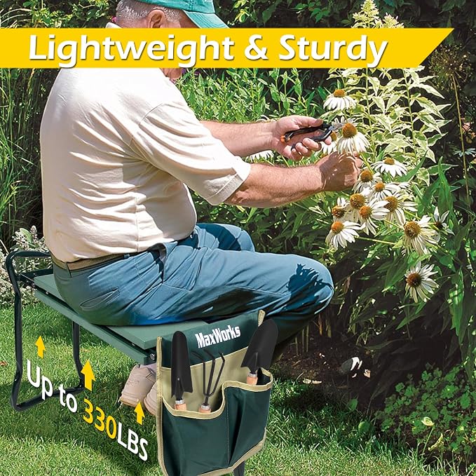 MaxWorks 50921 Folding Garden Kneeler Stool - Image 5