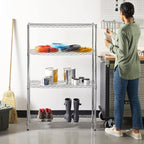 Amazon Basics 4-Shelf Adjustable Heavy Duty Steel Wire Rack Storage Shelving - Image 2