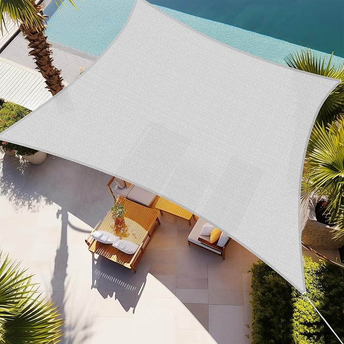 Shade&Beyond Custom Sun Shade Sail 7'x13'RectangleSun Sail Shades Patio UV by ShadeBeyond