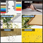 Royal Shade 7' x 10' Custom Size Black Rectangle Sunshade Sail - Image 4