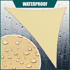 Royal Shade Custom Triangle Waterproof Sun Shade Sail UPF50 Canopy UV - Image 2