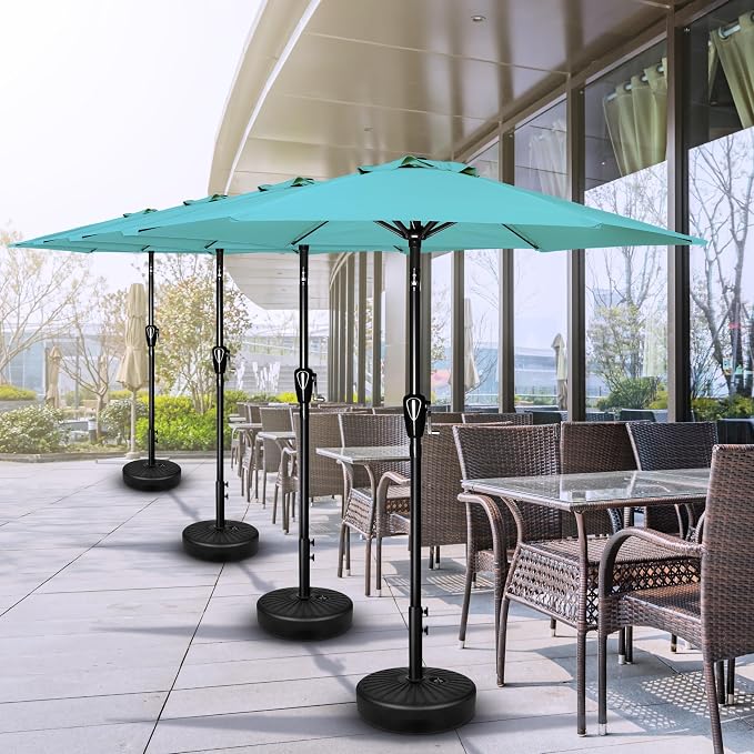 Simple Deluxe 9' Patio Umbrella Outdoor Table Market Yard Umbrella - Image 5