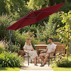 10FT Outdoor Offset Umbrella, Cantilever Patio Umbrella - Image 7