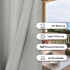 BONZER Waterproof Indoor/Outdoor Curtains - Image 4