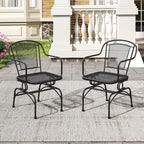 Tangkula Outdoor Rocking Chair Set of 2, Patio Rocker Chairs - Image 2