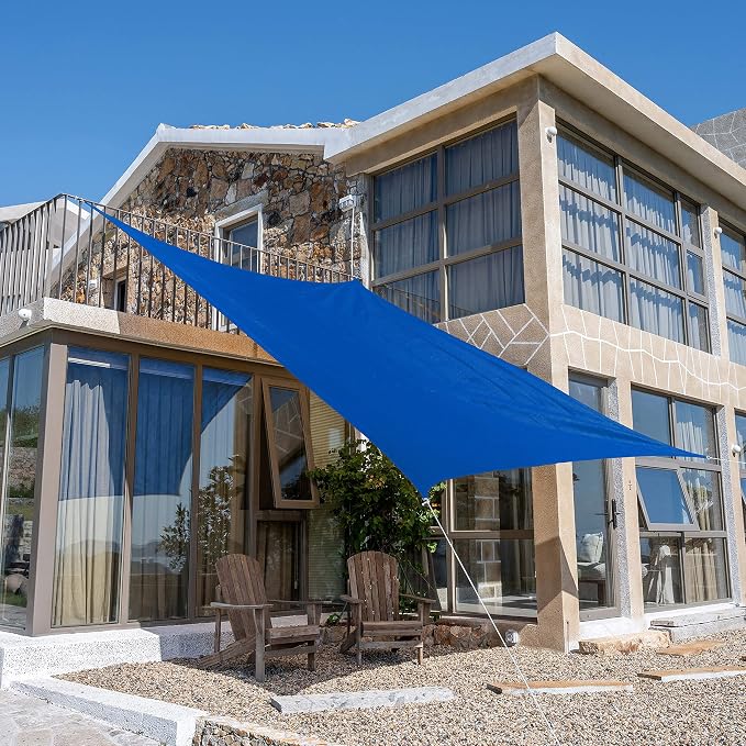 Tronssien Rectangle 8'x12' Sun Shade Sail, 95% UV Blockage Canopy Awning by Tronssien