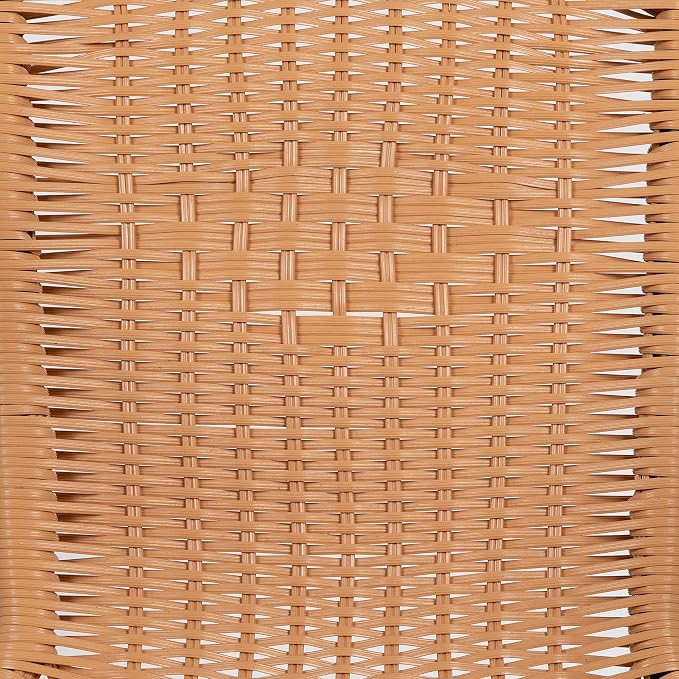 Flash Furniture Lila 4 Pack Beige Rattan Indoor-Outdoor Restaurant Stack Chair - Image 14