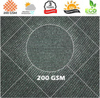 Royal Shade 17' x 24' Custom Size Green Rectangle Sunshade Sail - Image 8