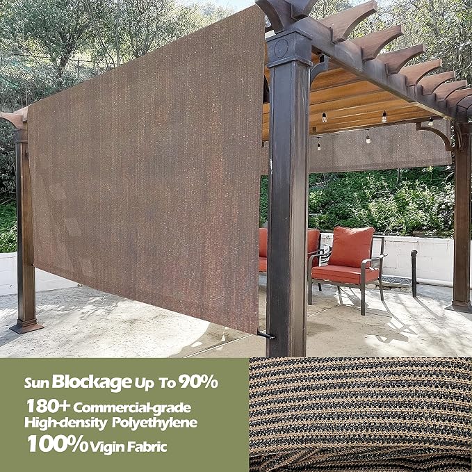 Alion Home Custom HDPE Permeable Canopy Sun Shade Cover Replacement - Image 3